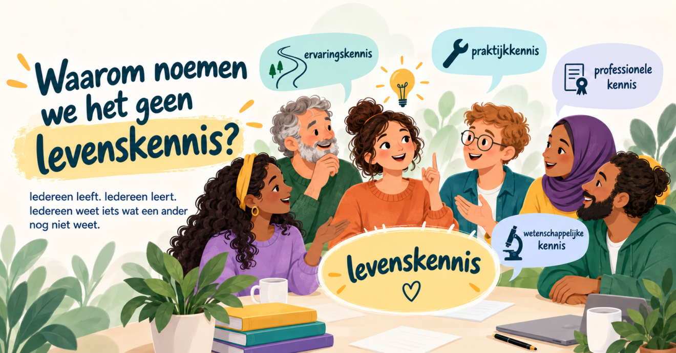 Waarom noemen we het geen levenskennis?